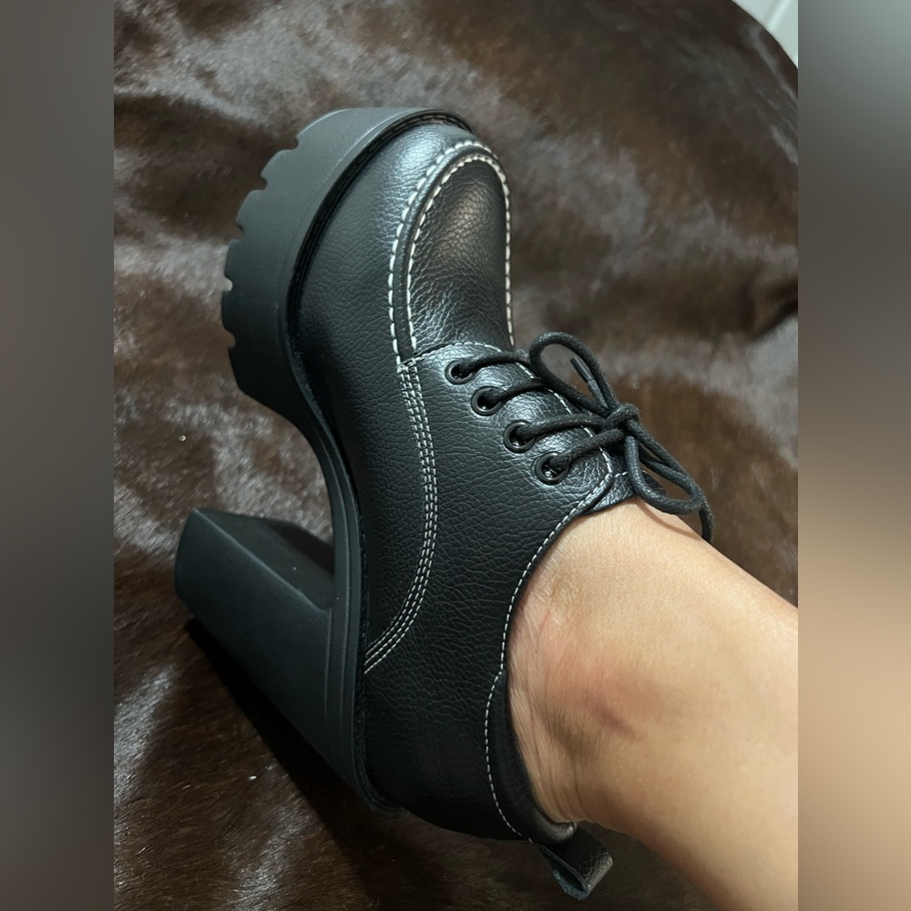 MDE Platform,Shoes for women, Size 7, Black colors